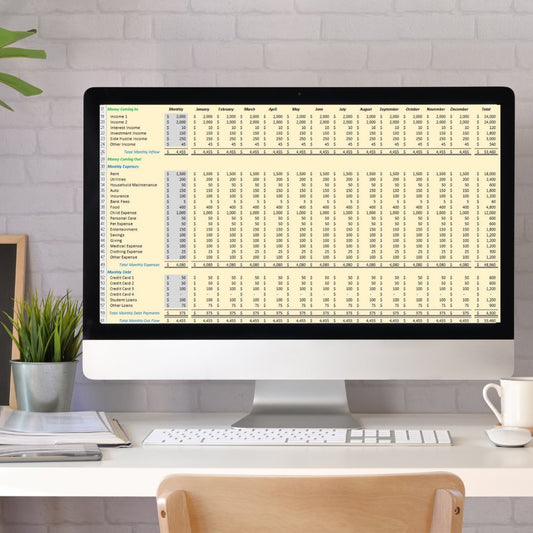Family Monthly Budget - Digital