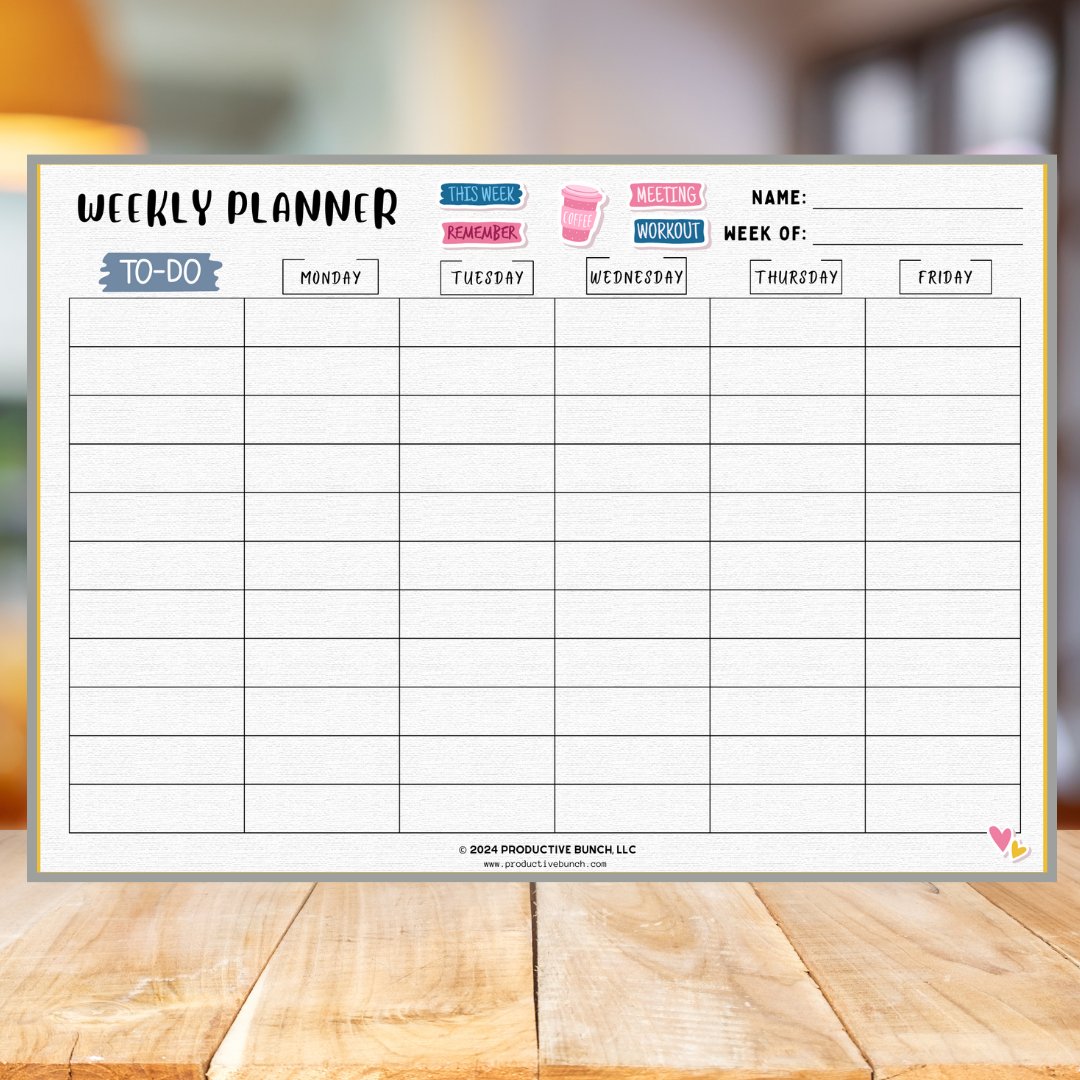 Weekly Planner